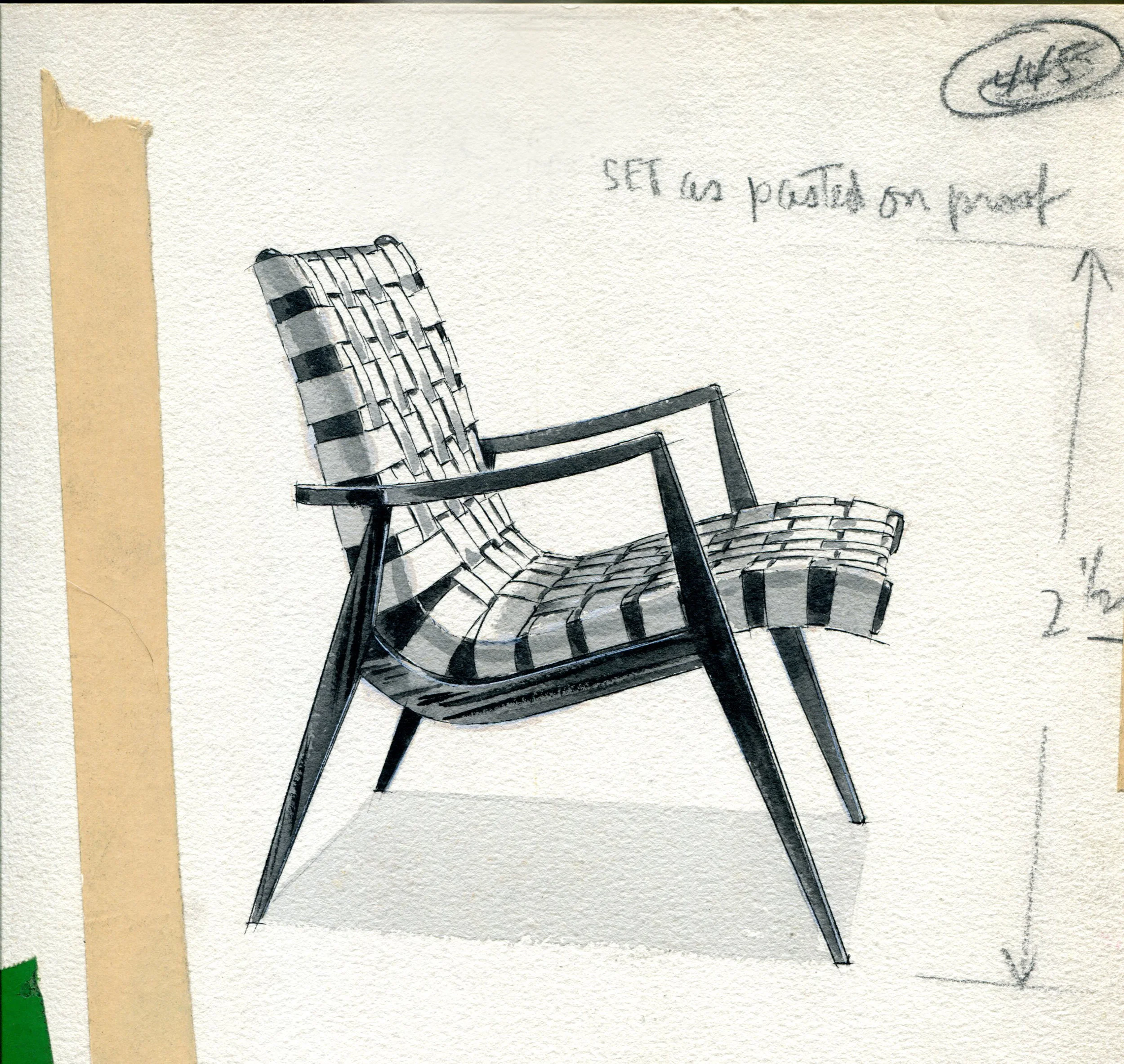 Woven Leather Lounge - WLC 22 — Smilow Design